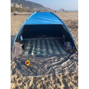 Beach Tent, Beach Shade Tent for 3 Person with UPF 50+ UV Protection